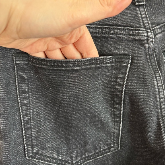 Abercrombie & Fitch Jeans 90s Slim Straight Leg Ultra High Rise Dark GraySize 26 - Picture 12 of 12